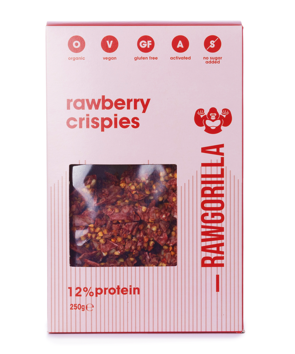 Rawberry Crispies 250g by Raw Gorilla