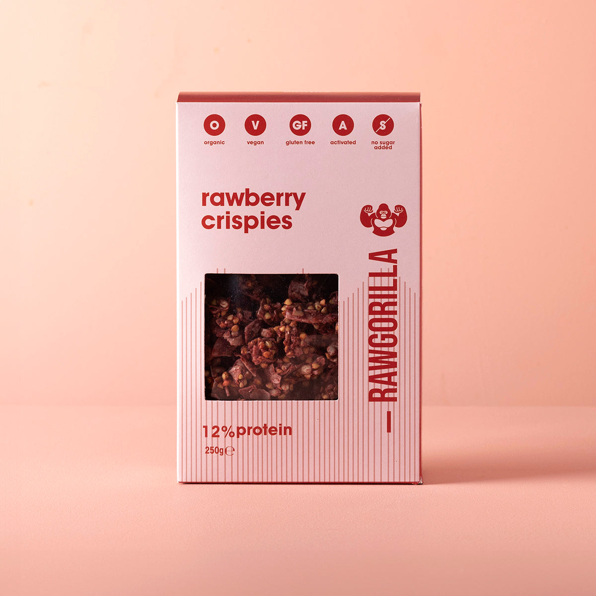 Rawberry Crispies 250g by Raw Gorilla, view 3