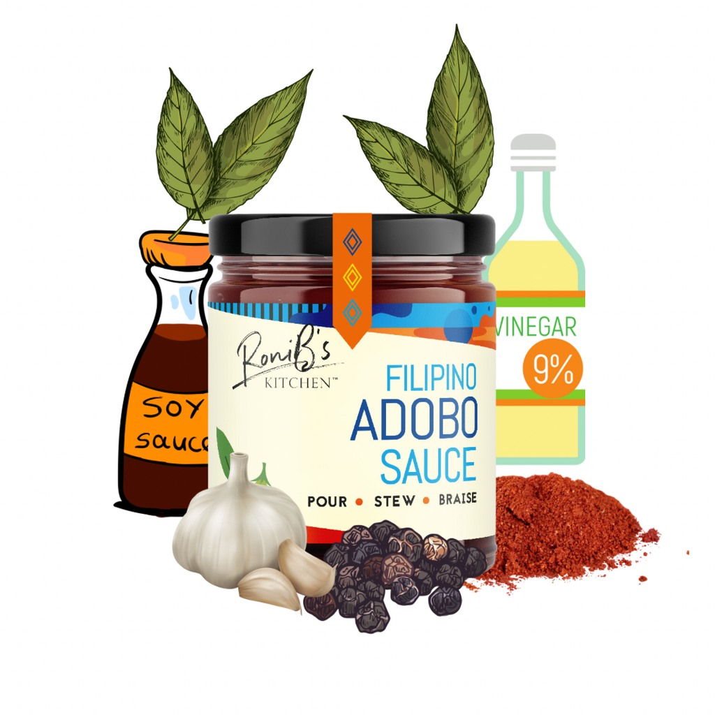 Filipino Adobo Sauce 190ml by RoniB's Kitchen