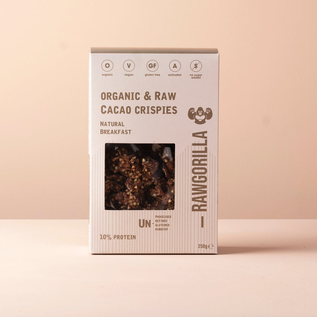 Cacao Crispies 250g by Raw Gorilla, view 2