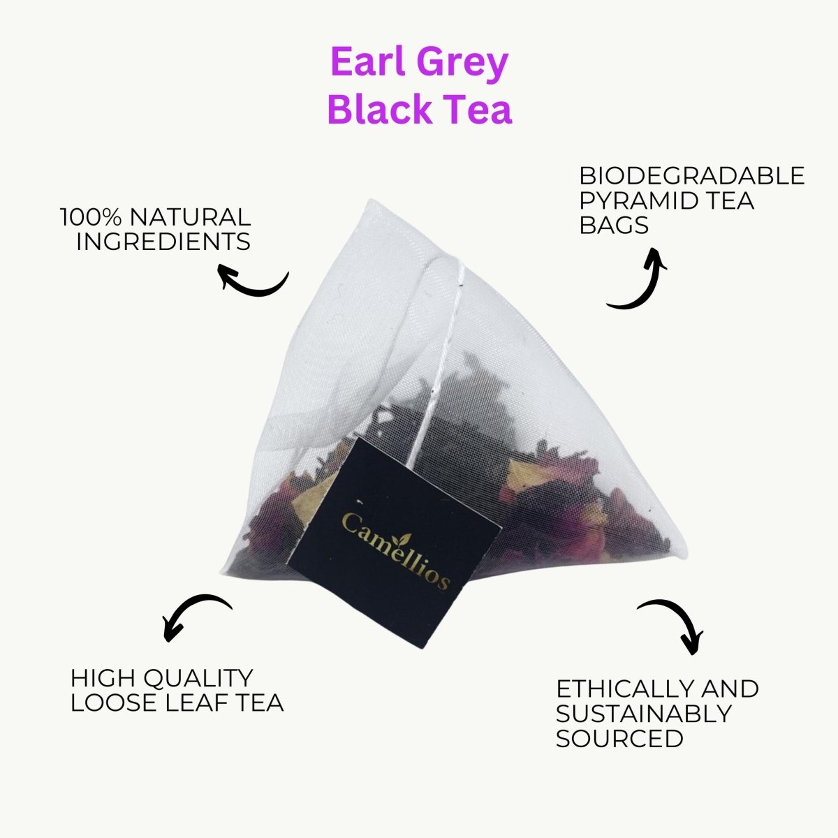 Earl Grey Tea Bags by Camellios