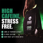 Skull Crusher Infused Coffee, calm energy