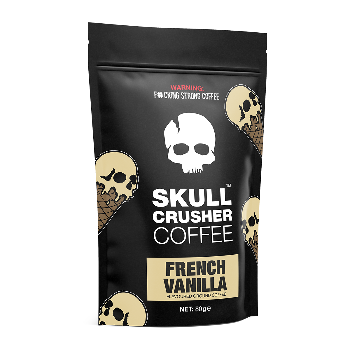 Skull Crusher French Vanilla Coffee 80g