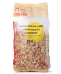 Sour Cream and Onion Baked Cashews 1kg by Stock & Bite