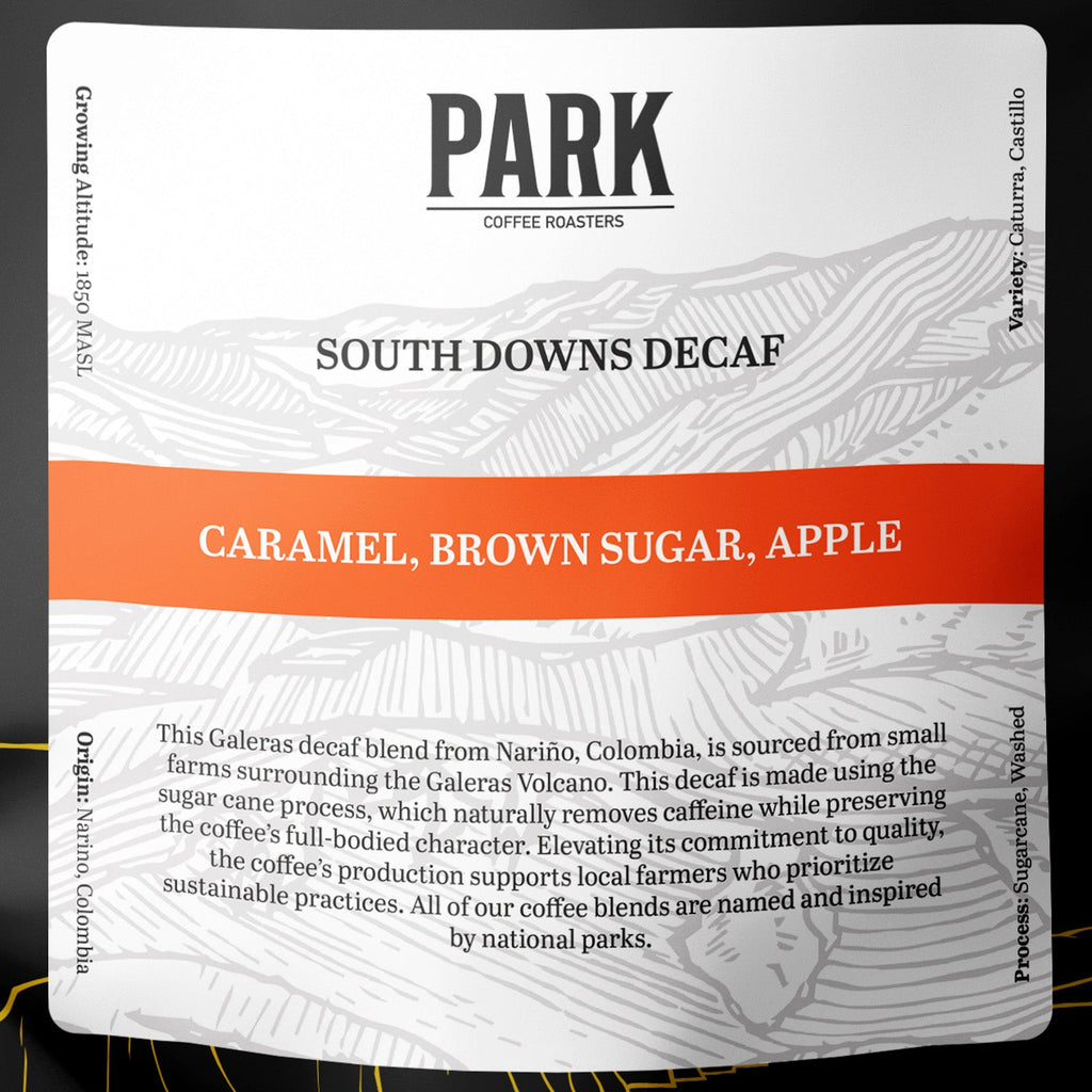 South Downs Decaf Coffee by Park Coffee