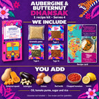 Aubergine and Butternut Squash Dhansak Recipe Kit by Tyga, view 2