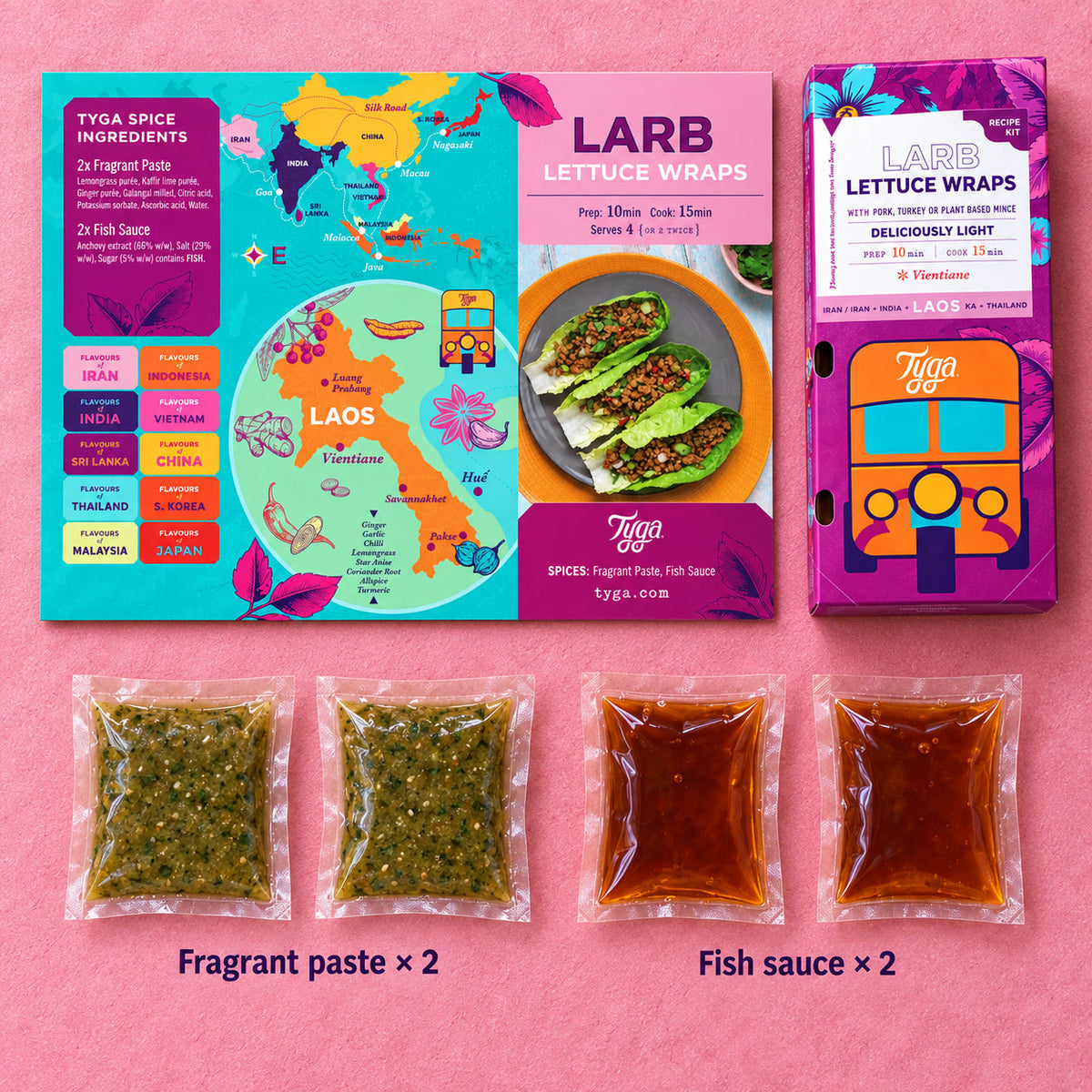 Larb Lettuce Wraps Recipe Kit by Tyga, view 6