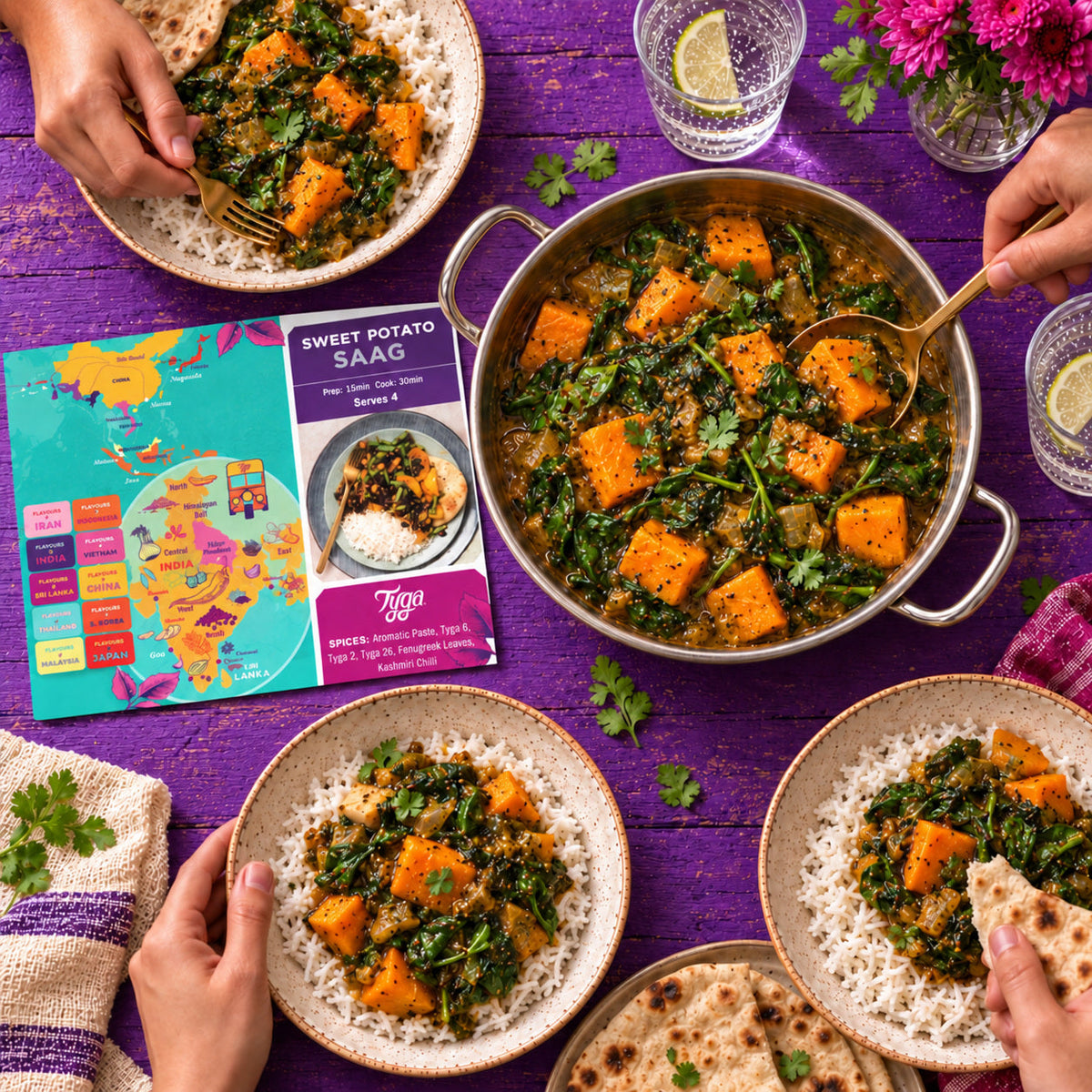 Sweet Potato Saag Recipe Kit by Tyga, view 5
