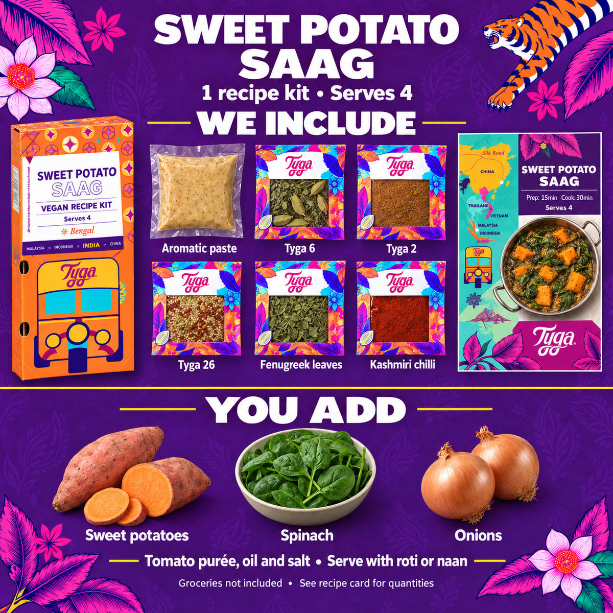 Sweet Potato Saag Recipe Kit by Tyga, view 2