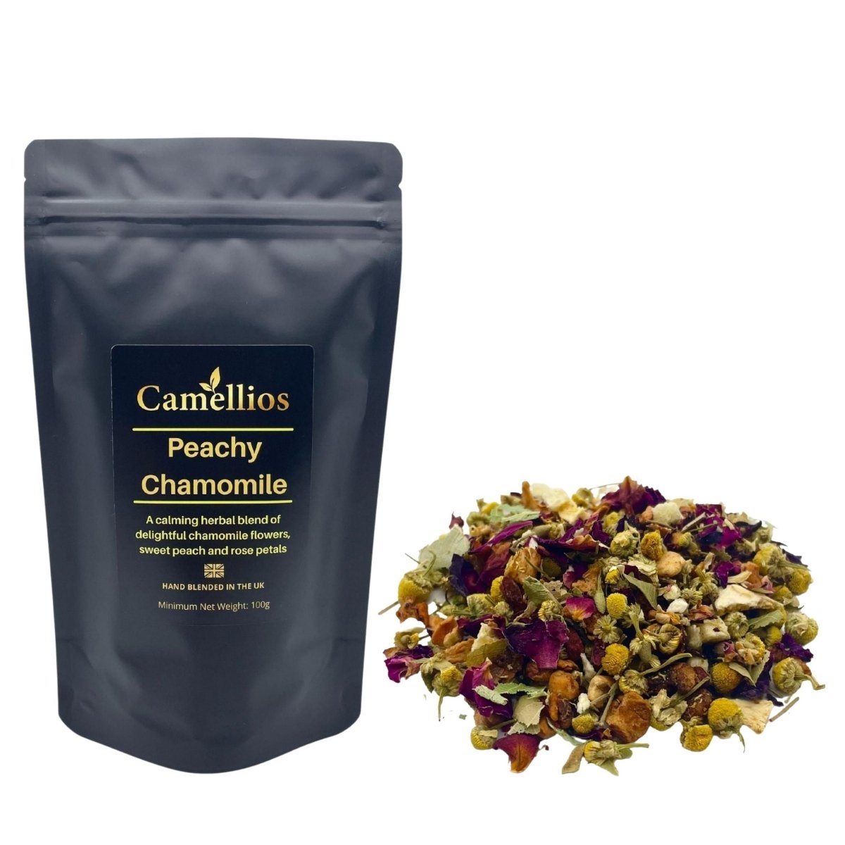 Peachy Chamomile Loose Leaf Tea by Camellios