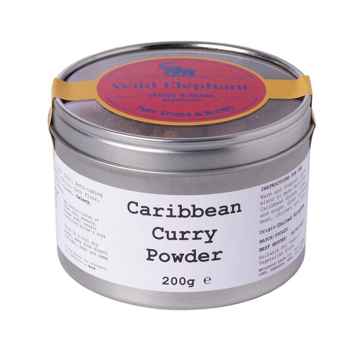Caribbean Curry Powder by Wild Elephant