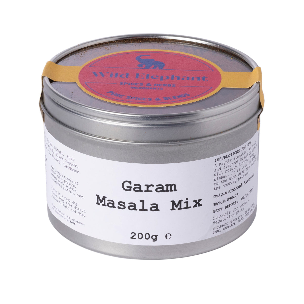 Garam Masala Mix by Wild Elephant