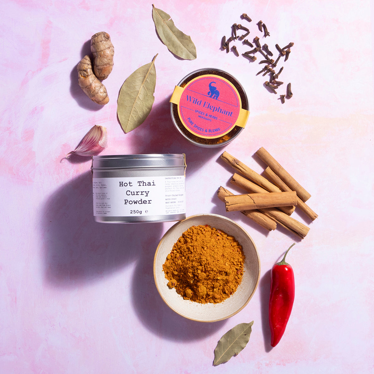 Hot Thai Curry Powder by Wild Elephant, view 2