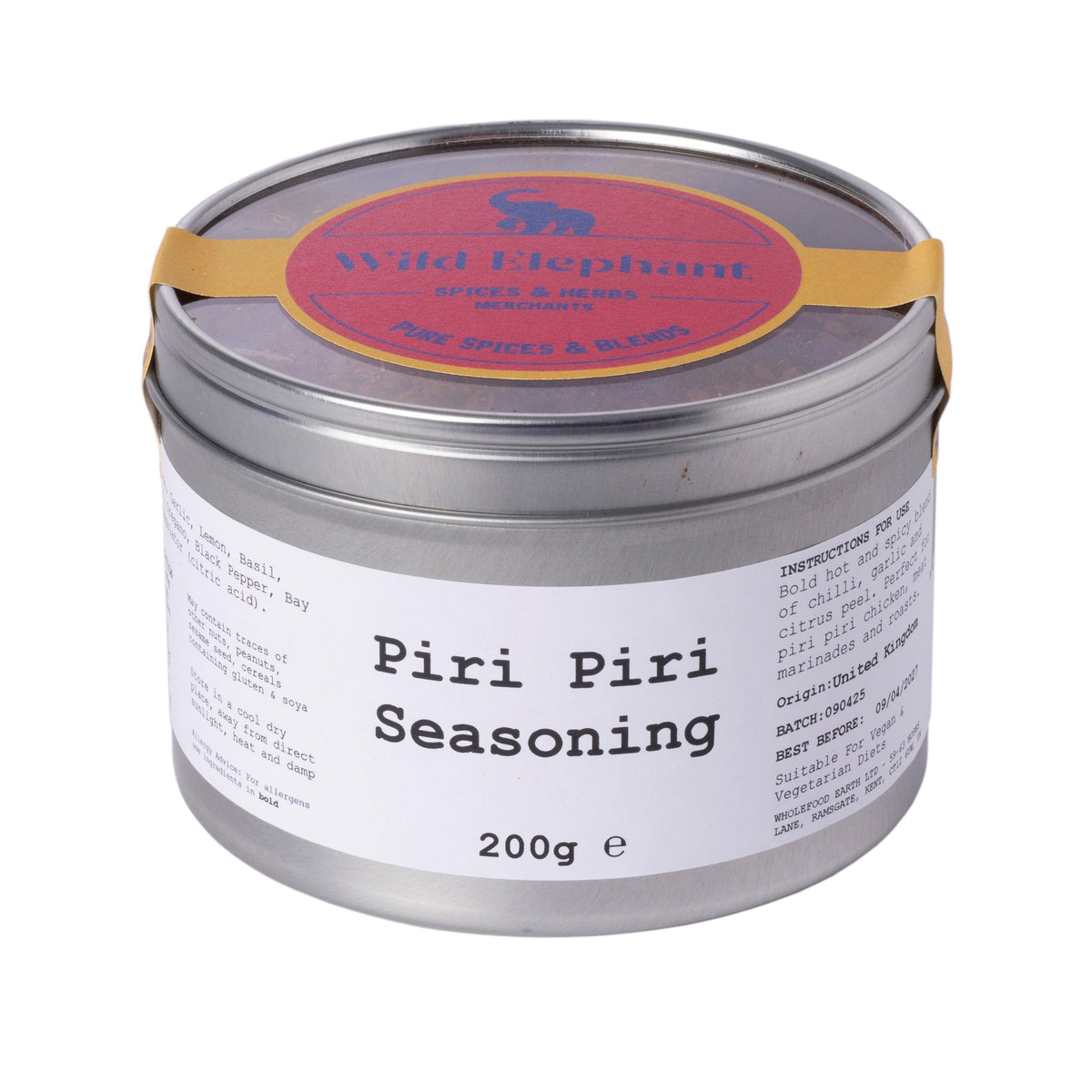 Piri Piri Seasoning by Wild Elephant