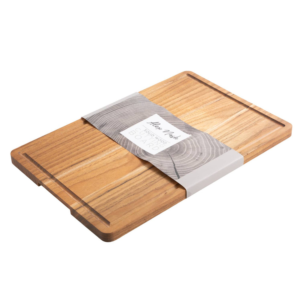 Acacia wood cutting board, view 2