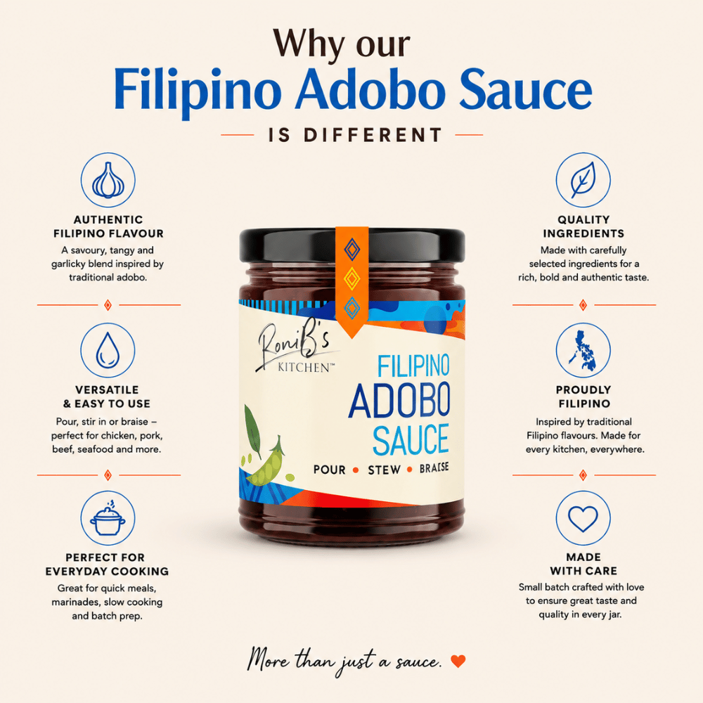 Filipino Adobo Sauce 190ml by RoniB's Kitchen