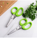 Multi-Blade Herb Scissors, stainless steel