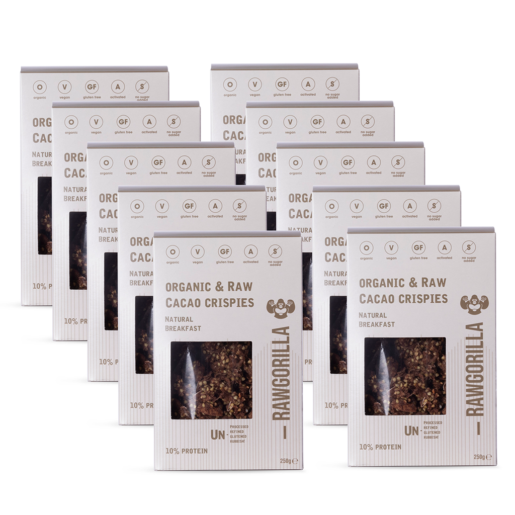 Cacao Crispies 250g by Raw Gorilla, view 8