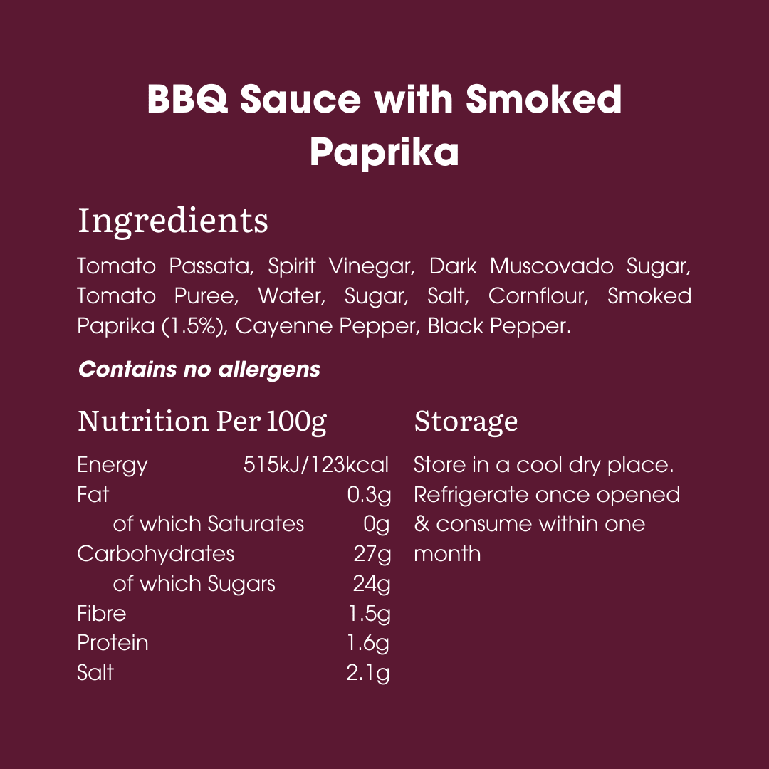 BBQ Sauce with Smoked Paprika 275g bottle, view 5