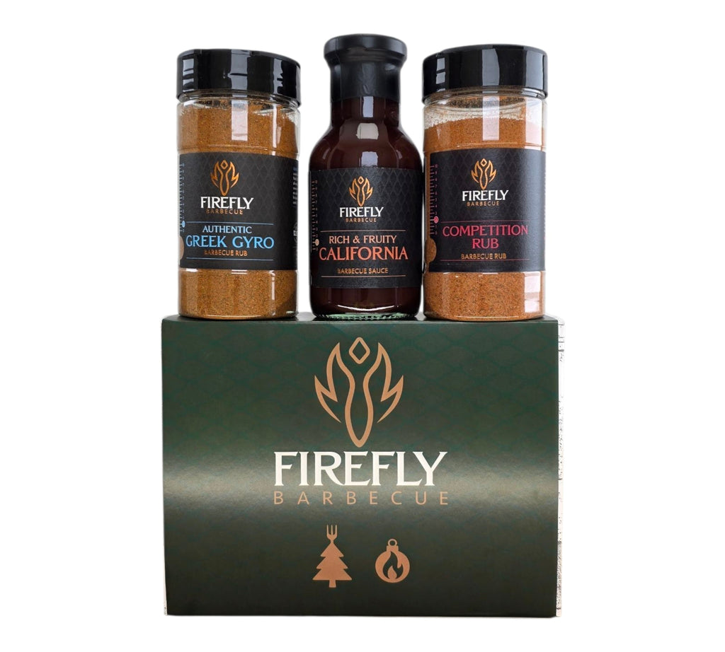 BBQ Christmas Gift Box with Rubs & Sauce by FireFly