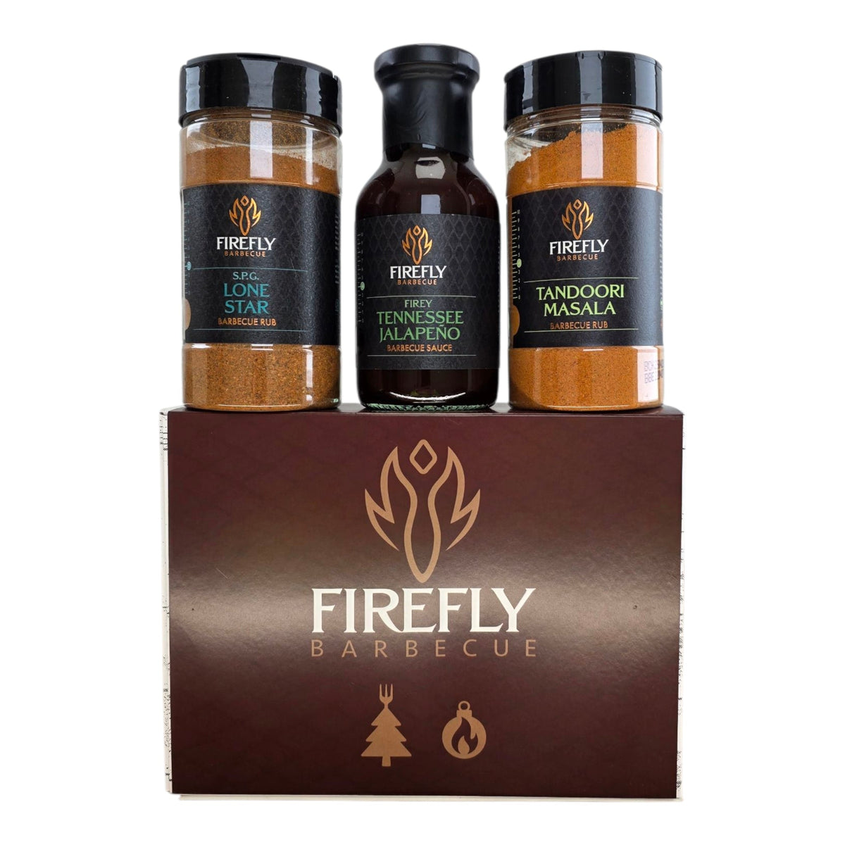 BBQ Christmas Gift Box with Rubs & Sauce by FireFly