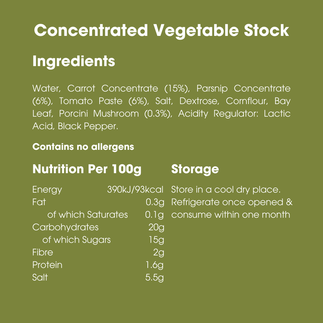 Concentrated Vegetable Stock 200g jar, view 5