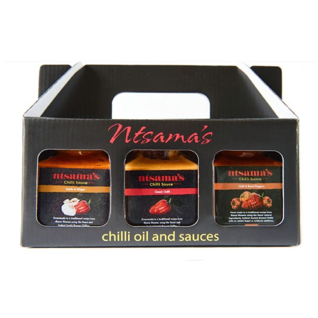 Chilli Sauce Gift Set 3 x 180g by Ntsama