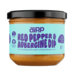 Dipp Red Pepper and Aubergine Dip 350g tub