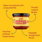 Dipp Spicy Sriracha Chilli Dip 350g tub, view 4