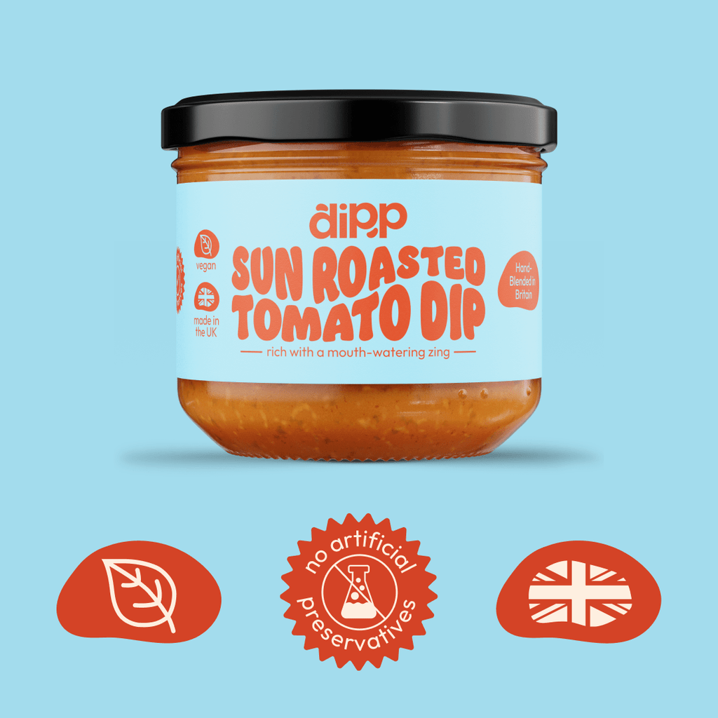 Dipp Sun Roasted Tomato Dip 350g tub, view 3