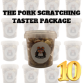 Pork Scratching Taster Package, 10 tubs