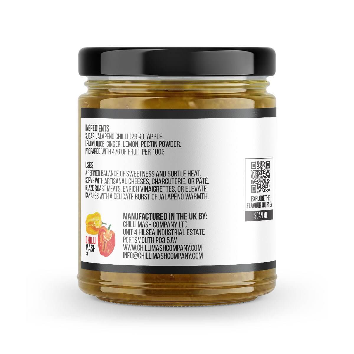 Jalapeño Chilli Jam 190g by Chilli Mash Co.