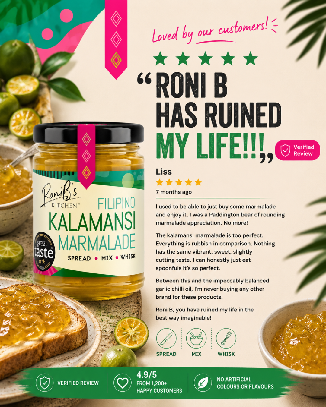Kalamansi Marmalade with Rum by RoniB's Kitchen