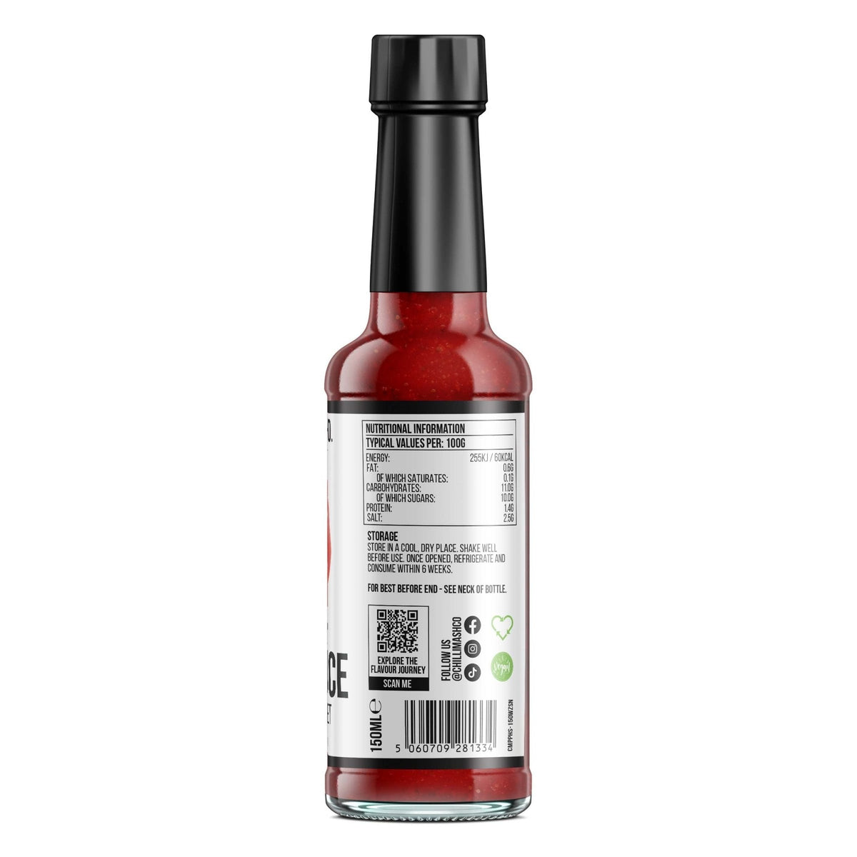 Piri Piri Style Hot Sauce 150ml by Chilli Mash Co.