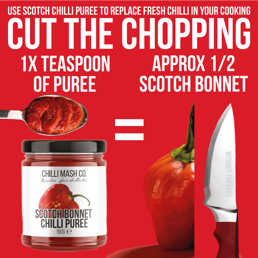 Scotch Bonnet Chilli Mash 190g by Chilli Mash Co.