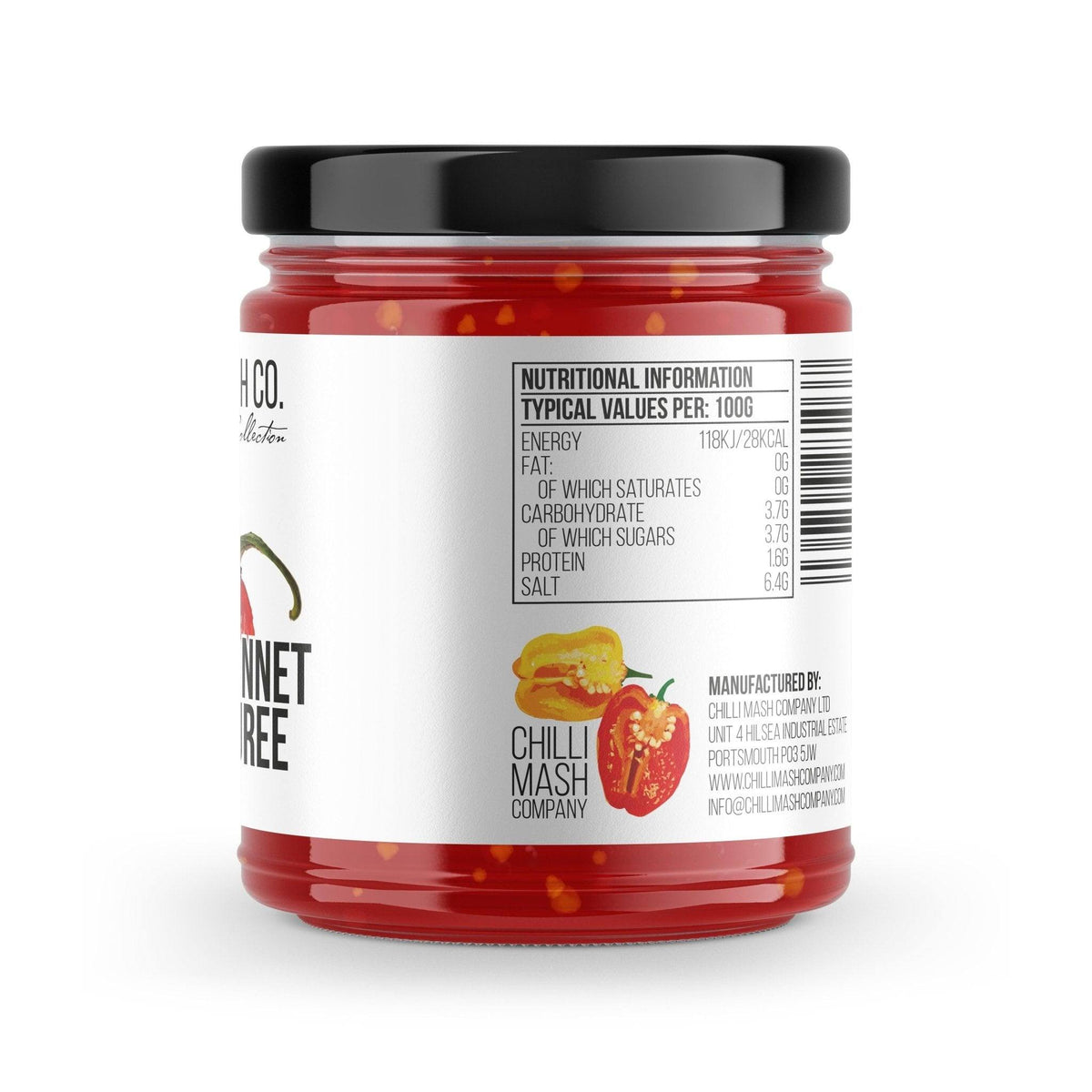 Scotch Bonnet Chilli Mash 190g by Chilli Mash Co.