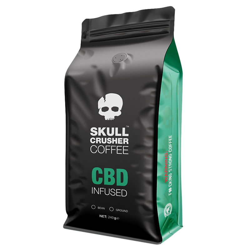 Skull Crusher Infused Coffee, calm energy