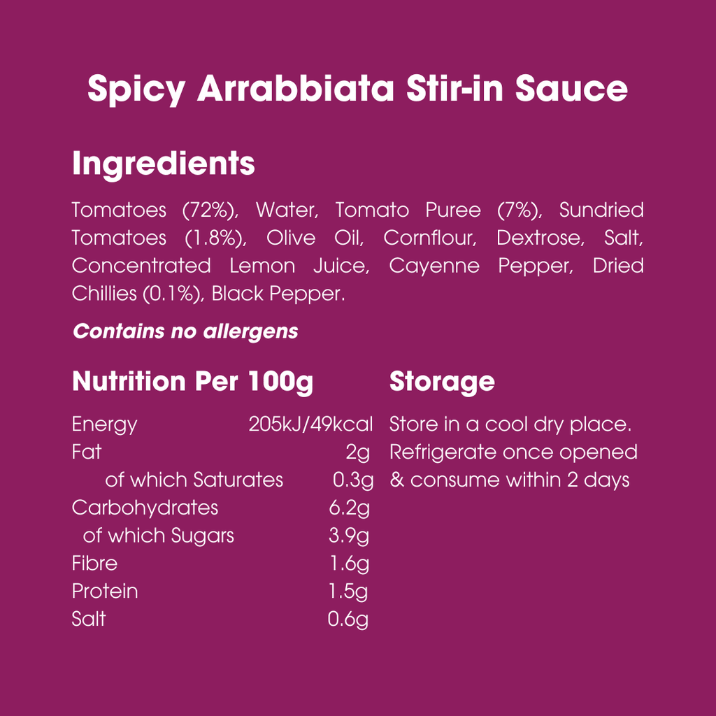 Spicy Arrabbiata Stir-in Sauce 260g jar, view 5