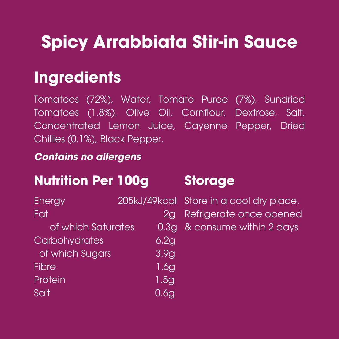 Spicy Arrabbiata Stir-in Sauce 260g jar, view 5