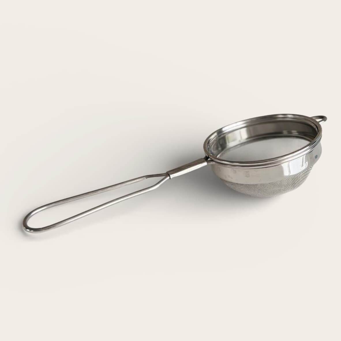 Stainless steel tea strainer