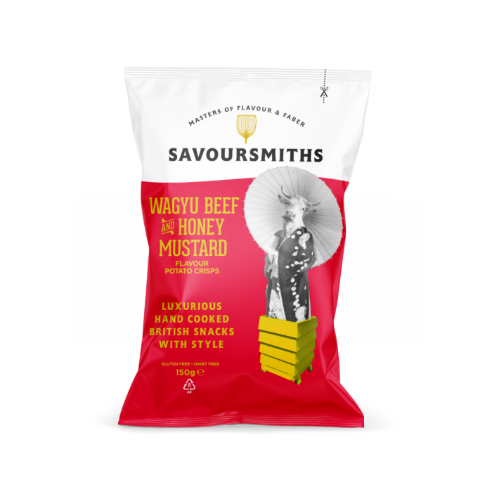 Wagyu Beef and Honey Mustard flavour Potato crisps