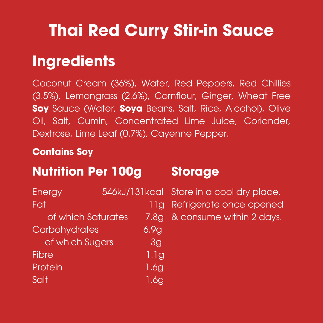 Thai Red Curry Stir-in Sauce 260g jar, view 5