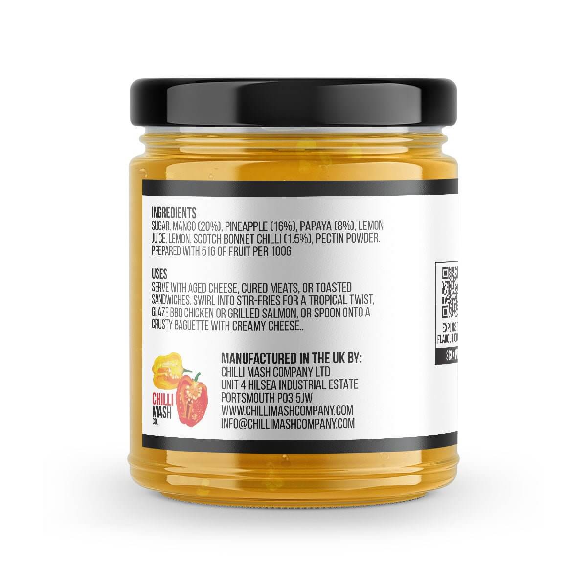 Tropical Chilli Jam 190g by Chilli Mash Co.