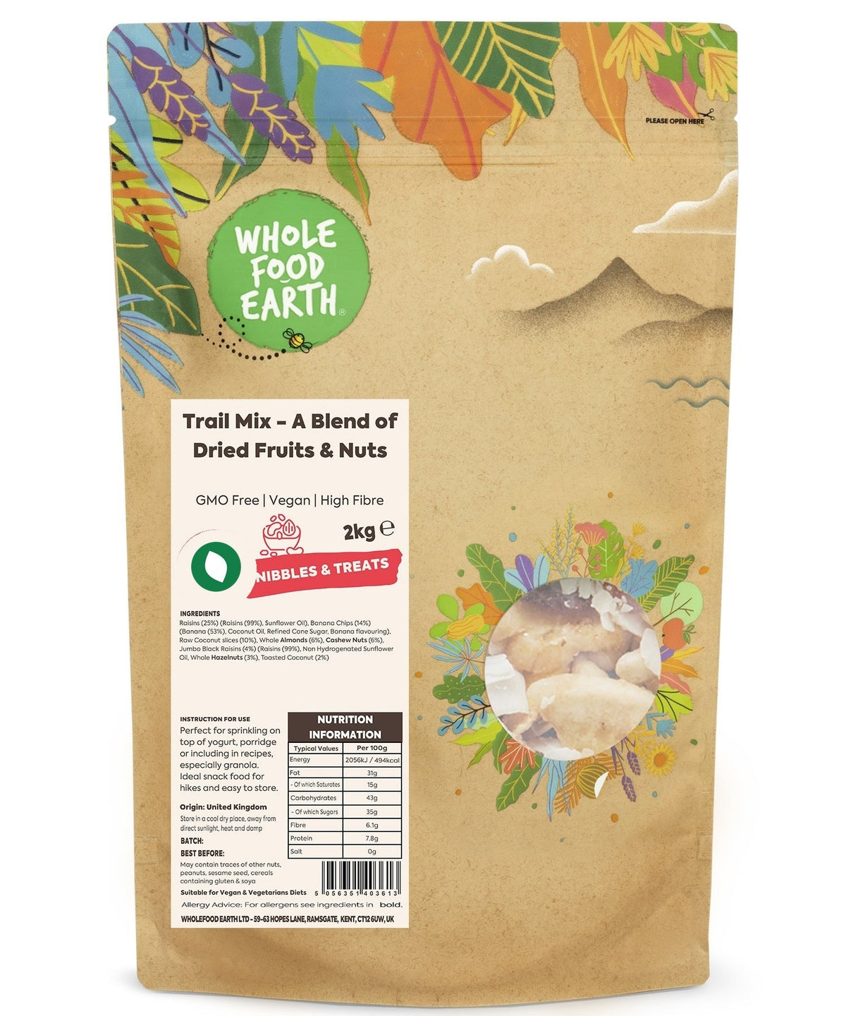 Trail Mix, a blend of dried fruits and nuts, view 7