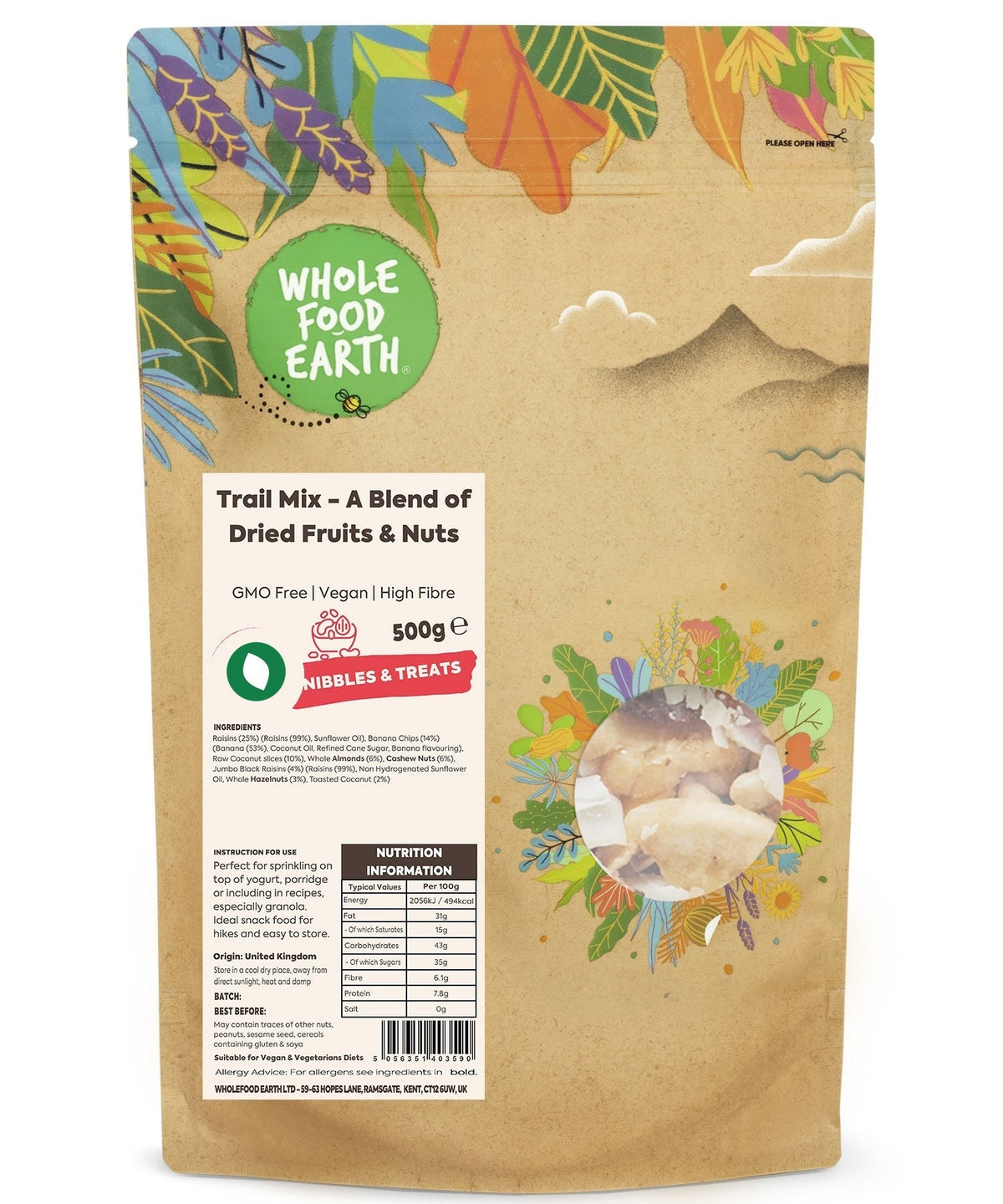 Trail Mix, a blend of dried fruits and nuts, view 5